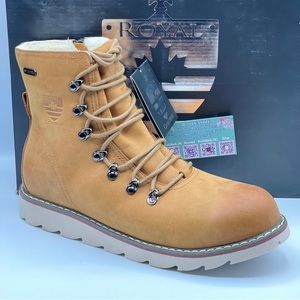 ROYAL CANADIAN ARMSTRONG WATERPROOF LEATHER‎ SHEEPSKIN LINED BOOT